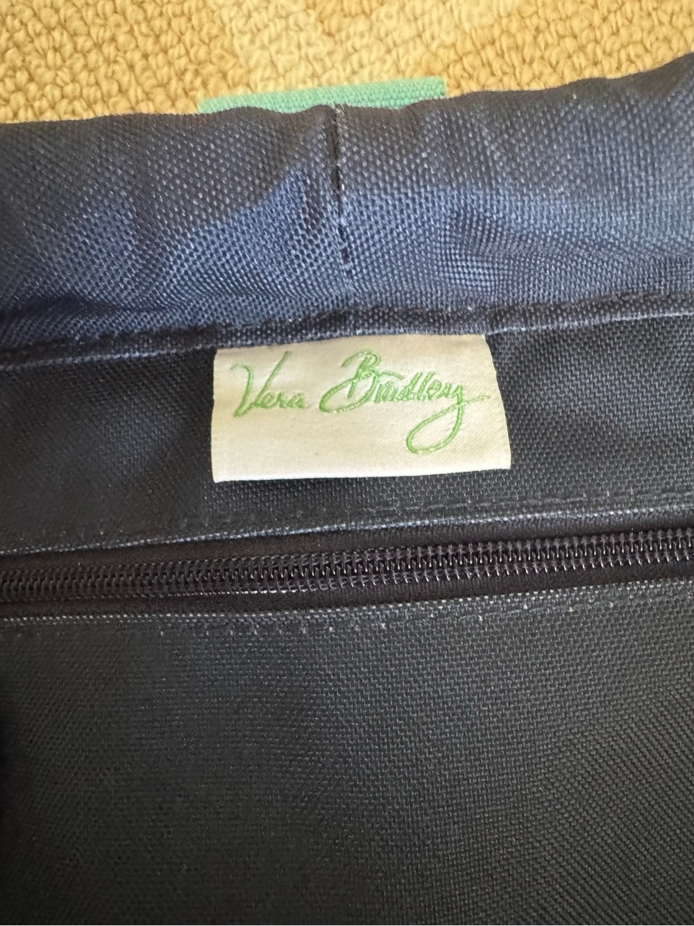 Vera Bradley Dorm Laundry Bag College Move-In Travel Hamper Navy Floral XL - Picture 5 of 14